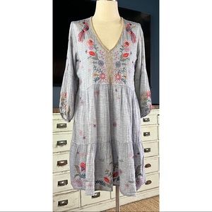 Johnny Was Lucy Embroidered Whimsical Dress S